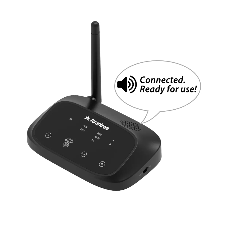 LongRange Bluetooth Headphones &Transmitter Set נטביט